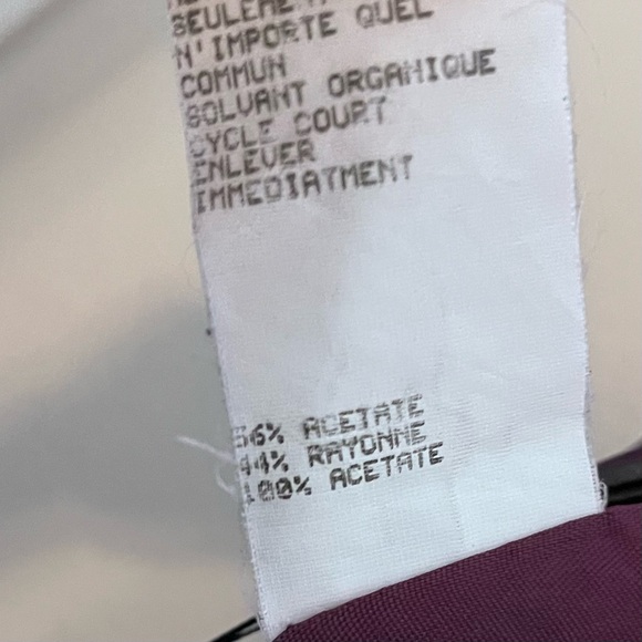 Vintage Jessica McClintock 90s Navy Purple Dress Sliver Floral Pattern Gown y2K - Picture 10 of 12